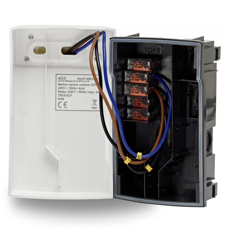 Homematic IP Wired Motion Detector with Switching Actuator – outdoor - HmIPW-SMO230