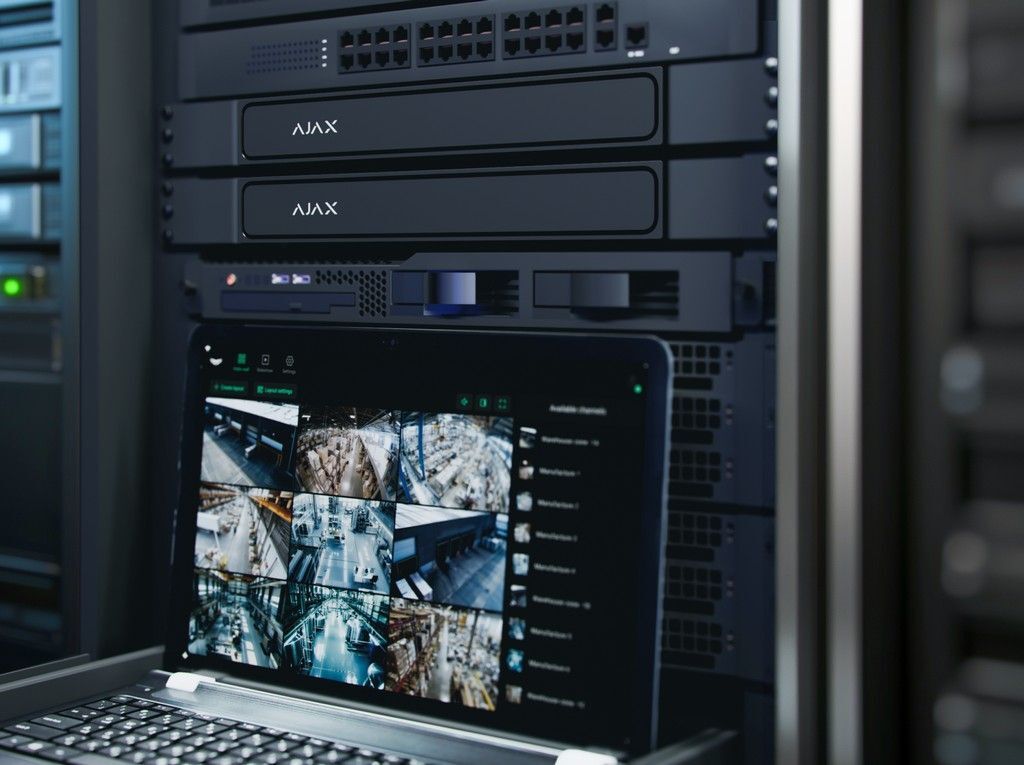 Ajax Superior NVR H2DAI8PAC (16ch) (8EU) ASP black