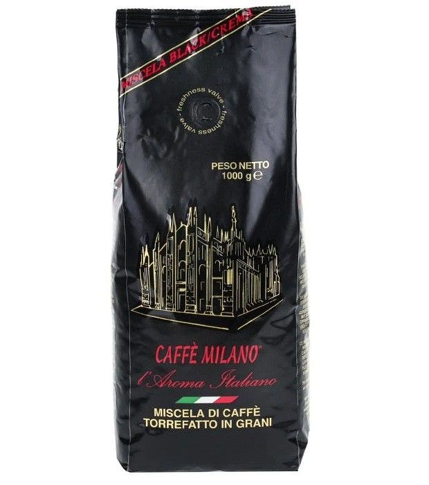 Caffe Milano Black 1 Kg zrnková káva
