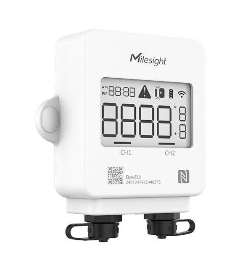 TS302-868M 2x Senzor teploty, LCD, LoraWan