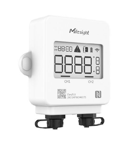TS302-868M 2x Senzor teploty, LCD, LoraWan
