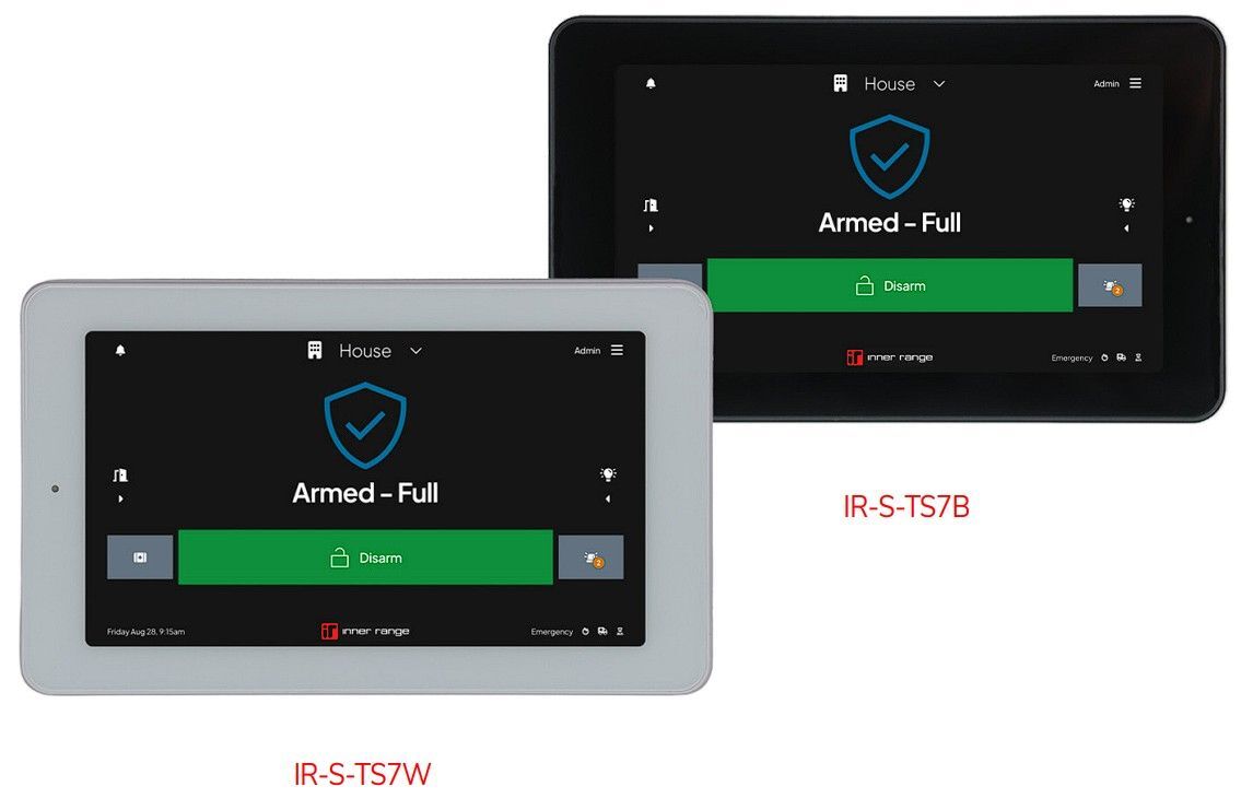 IR-S-TS7B 7" Touchscreen Black