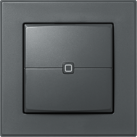 Homematic IP Wall-mount Remote Control – 2 buttons, anthracite - HmIP-WRC2-A-2