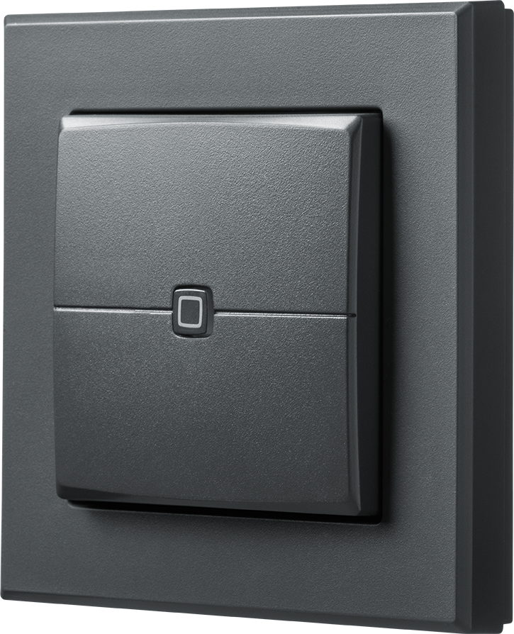Homematic IP Wall-mount Remote Control – 2 buttons, anthracite - HmIP-WRC2-A-2