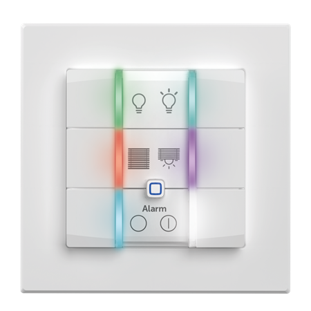 Homematic IP Wall-mounted Remote Control - 6 Buttons, 230 V - HmIP-WRC6-230
