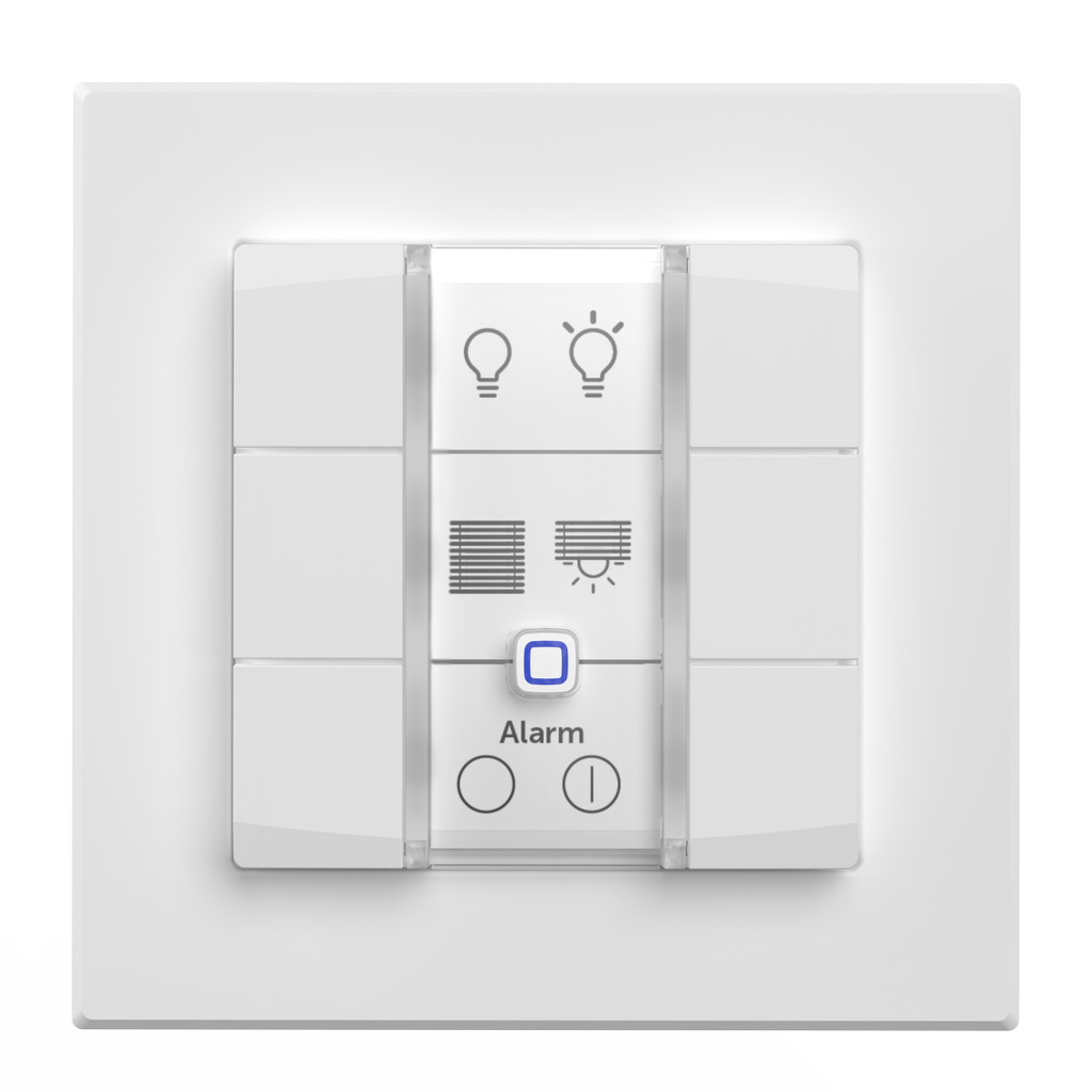 Homematic IP Wall-mounted Remote Control - 6 Buttons, 230 V - HmIP-WRC6-230