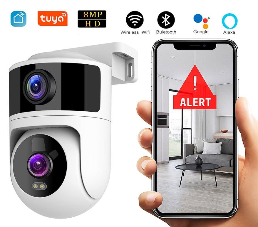 HDTV966-4MP Tuya Smart PT Dual Camera 4MP WiFi