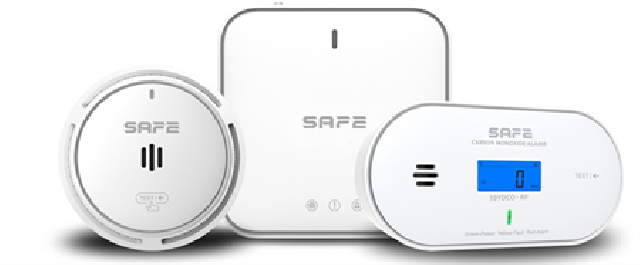 SET FIRE &amp; CO - 1x SAFE50HUB-WRF, 1x SAFE10Y30-RF, 1x SAFE10YDCO-RF