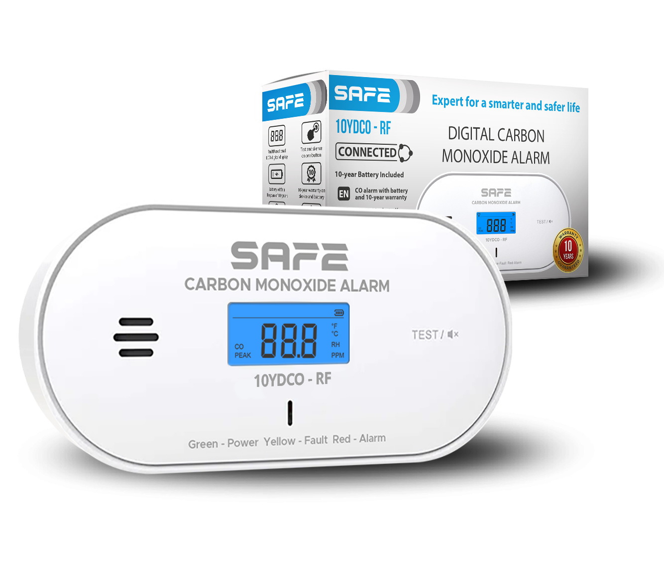 SET FIRE &amp; CO - 1x SAFE50HUB-WRF, 1x SAFE10Y30-RF, 1x SAFE10YDCO-RF