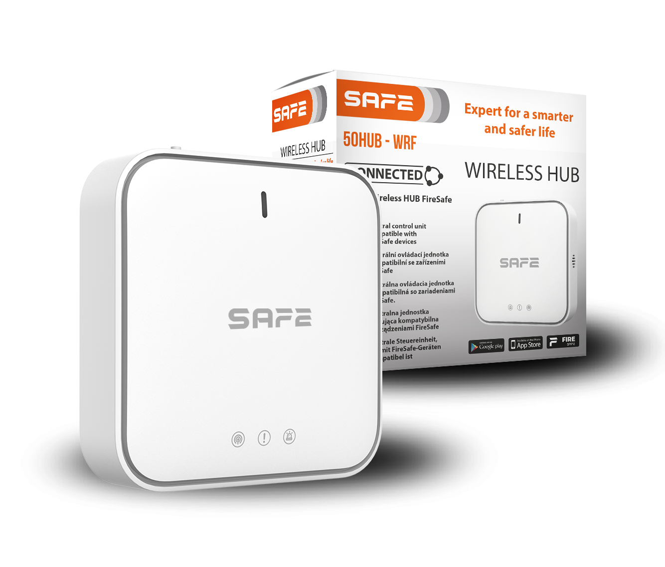 SET FIRE BASIC - 1x SAFE50HUB-WRF, 2x SAFE10Y30-RF