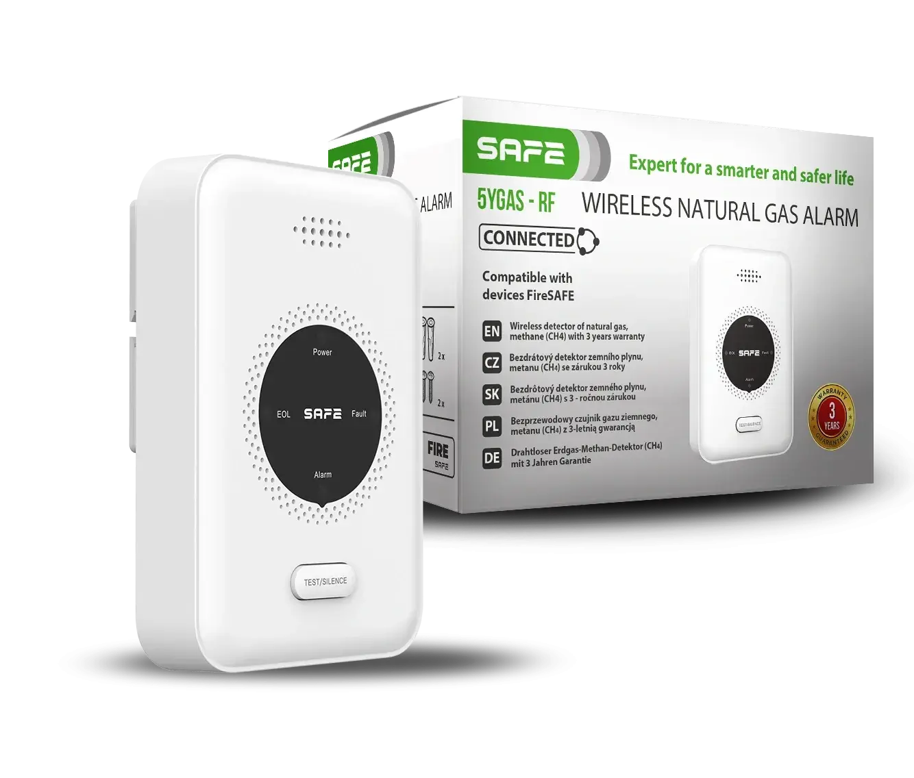 SAFE 5YGAS-RF Wireless gas detector
