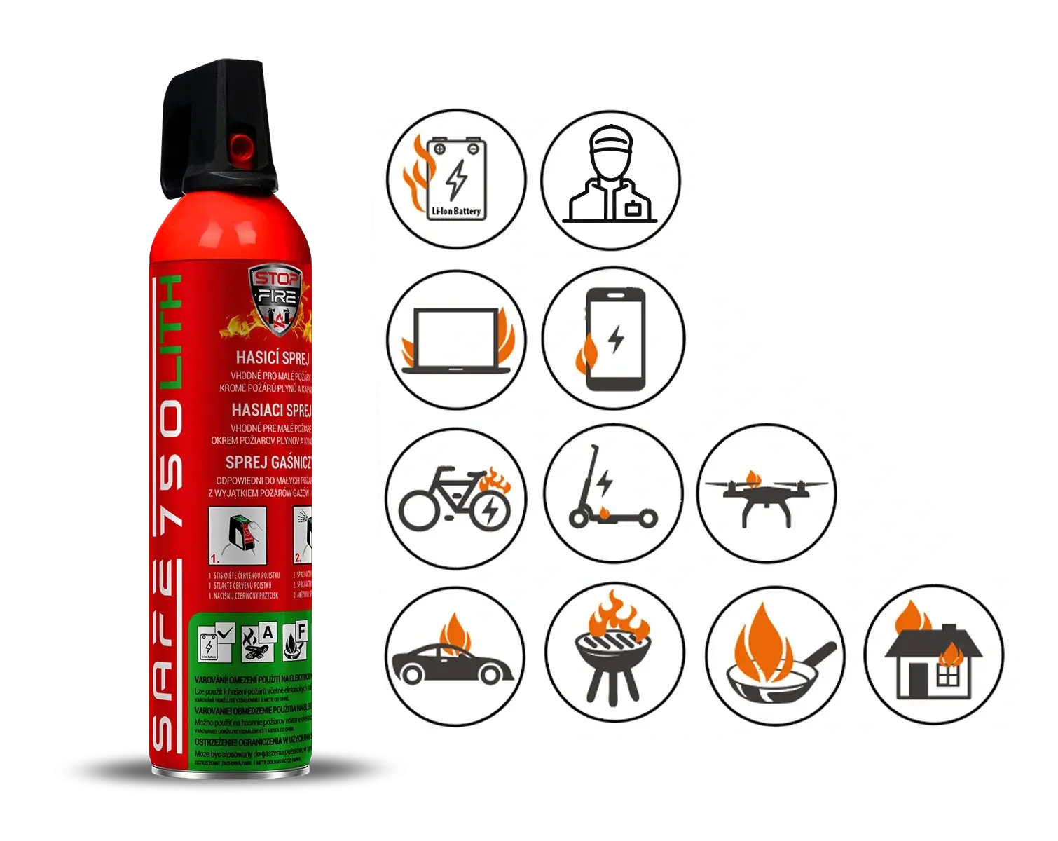 Set SAFE 750 LITH + SAFE 75F