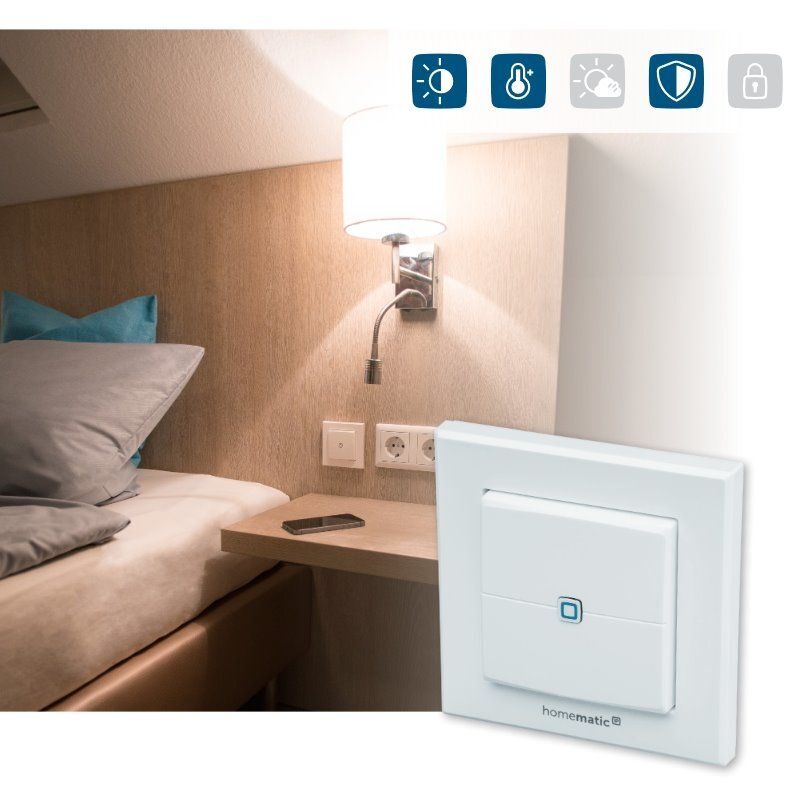 Homematic IP Wall-mount Remote Control – 2 buttons