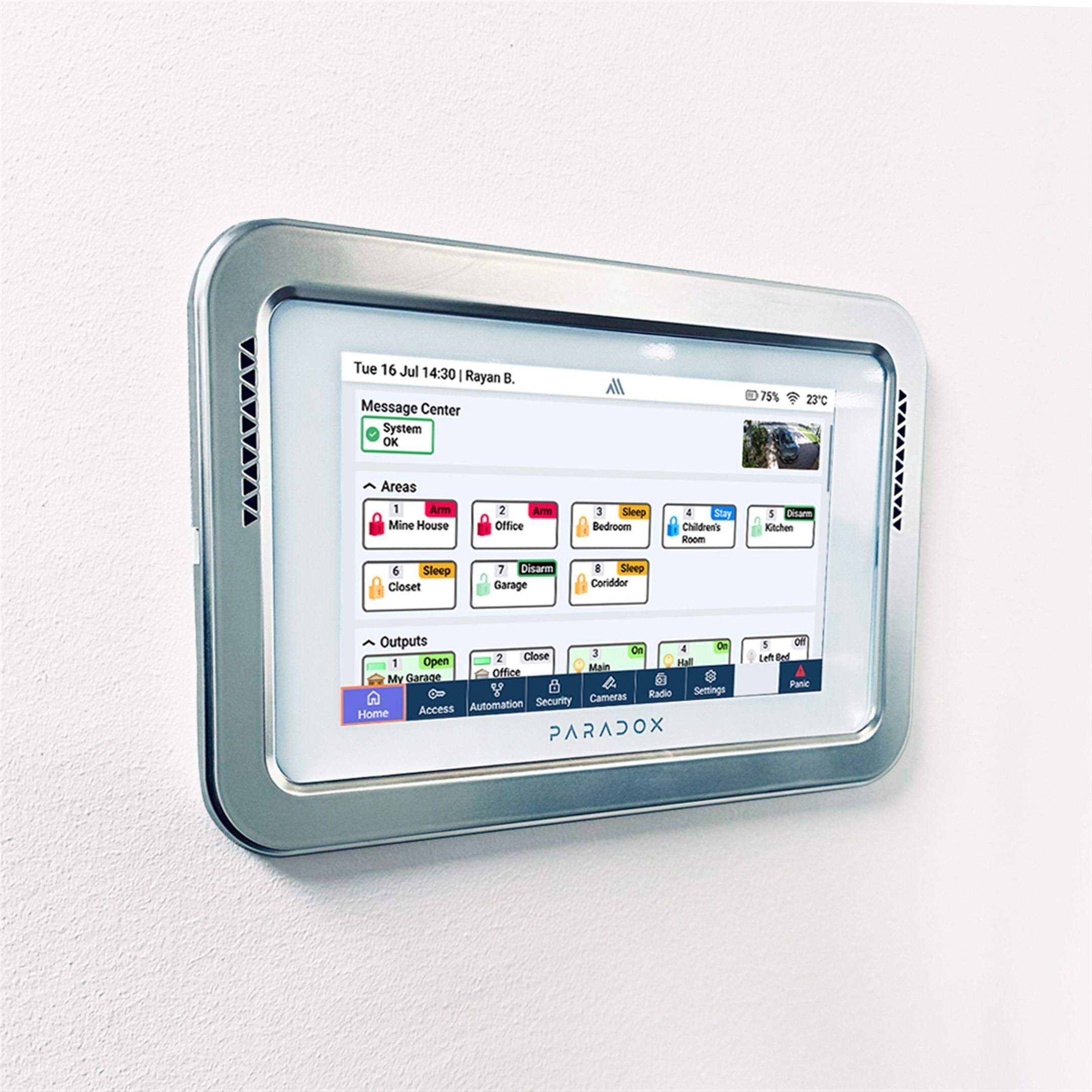 K70MWB-S Rám pro instalaci klávesnice M70 do stěny
