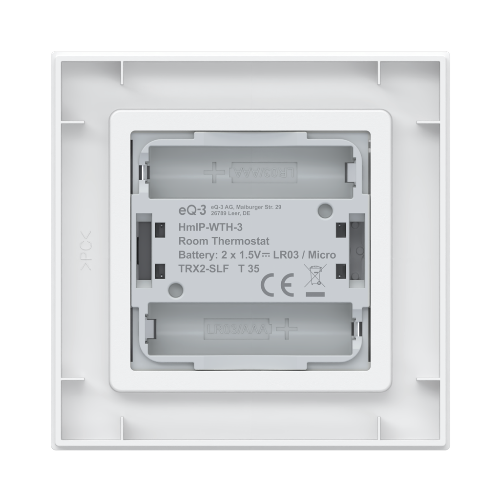 HmIP-WTH-3 Wall Thermostat with Humidity Sensor
