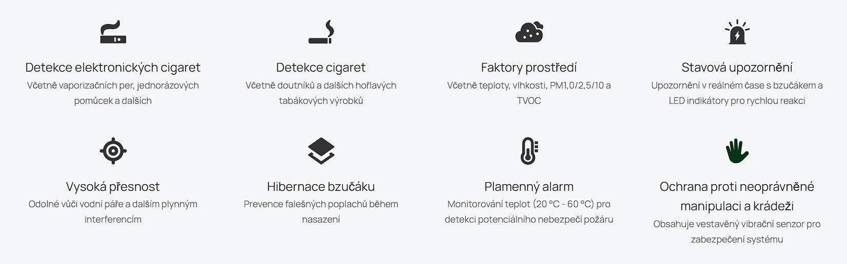 GS601-868M Detektor běžných a elektronických cigaret
